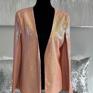 Sequin Peach Women's Jacket
